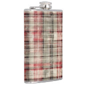 Een kerst Tartan Floral Design Series #2 Heupfles (Rechts)