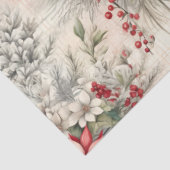 Een kerst Tartan Floral Design Series #6 Tissuepapier (Detail)