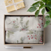 Een kerst Tartan Floral Design Series #7 Tissuepapier (Geschenk)