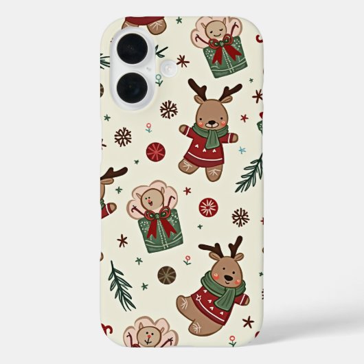 Een kerst telefoonhoesje Case-Mate iPhone case (Achterkant)