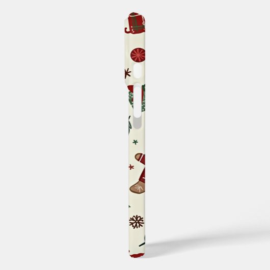 Een kerst telefoonhoesje Case-Mate iPhone case (Achterkant / Links)