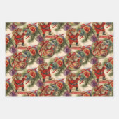 Een kerst uit 1950 inpakpapier vel (Voorkant 3)