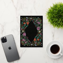 Een kerst van Berry Merry Folie Feestdagenkaart