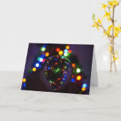 Een kerst Wereldbol Kaart (Gele Bloem)