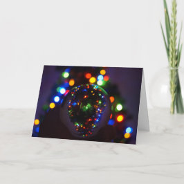 Een kerst Wereldbol Kaart