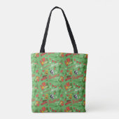 Een kerstair groen pictogram tote bag (Achterkant)