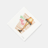 Een kerstartikellamp | Een been omhoog krijgen Servet (Hoek)