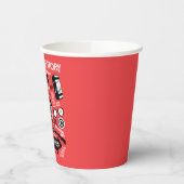 Een kerstartikelpictogram papieren bekers (Links)