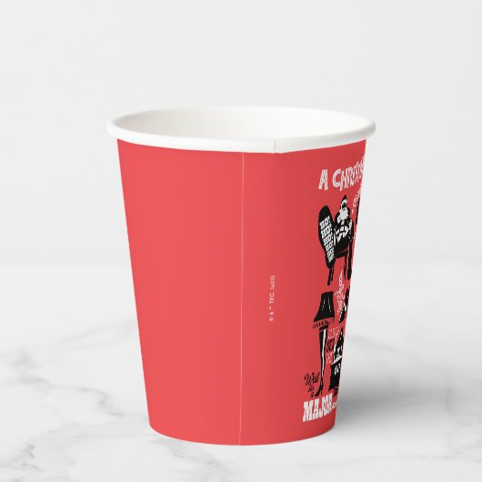 Een kerstartikelpictogram papieren bekers (Rechts)