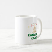 Een kerstavond met gouden boom koffiemok (Voorkant rechts)