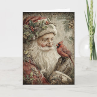 Een Kerstbezoek Feestdagen Kaart