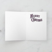 Een kerstbezoek van Agnes Richardson Feestdagen Kaart (Binnen)