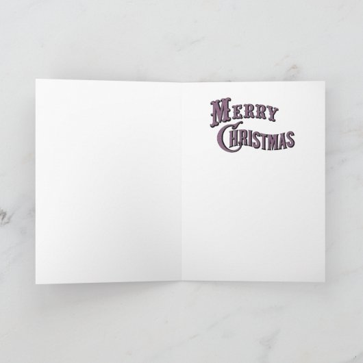 Een kerstbezoek van Agnes Richardson Feestdagen Kaart (Binnen)