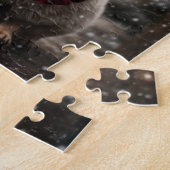 Een kerstbiggetje legpuzzel (Zijkant)