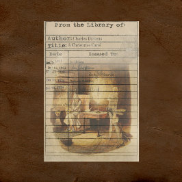 Een kerstblad van Carol Junk Journal Ephemera