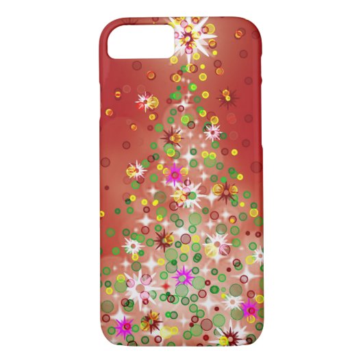 Een kerstboom die gloeit. Case-Mate iPhone case (Achterkant)