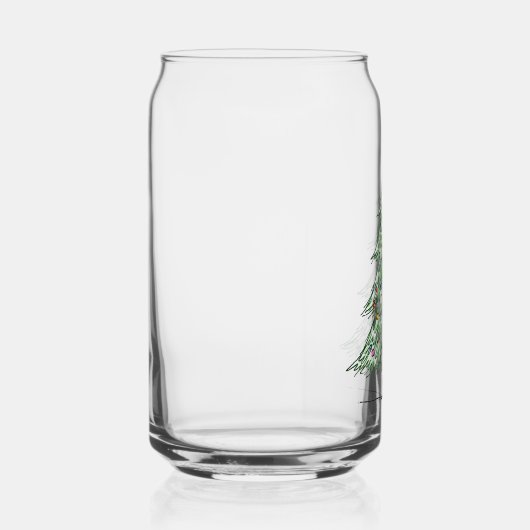 een kerstboombeker blikvorm glas (Rechts)