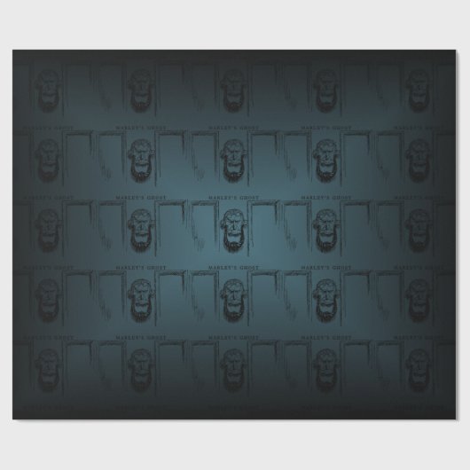 Een kerstboomklep van Marley met Ghost door Knocke Cadeaupapier (Vlak)