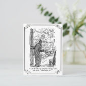 Een kerstcadeau: De gastheer van Kerstmis aanwezig Feestdagenkaart (Staand voorkant)