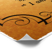 Een kerstcadeau: De gastheer van Kerstmis aanwezig Poster (Hoek)