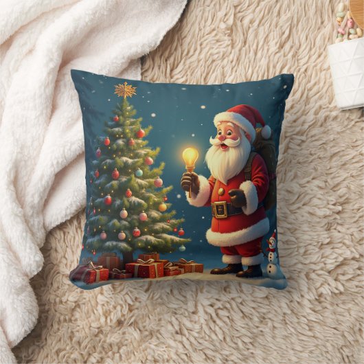 een kerstcadeau kussen (Deken)