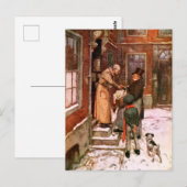 Een kerstcadeau: levering Turkije Briefkaart (Voorkant / Achterkant)