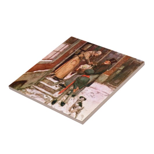 Een kerstcadeau: levering Turkije Tegeltje (Zijkant)