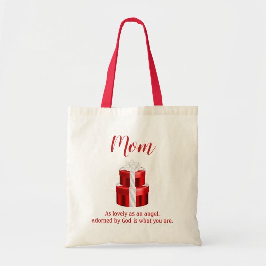 Een kerstcadeau voor mama tote bag (Voorkant)