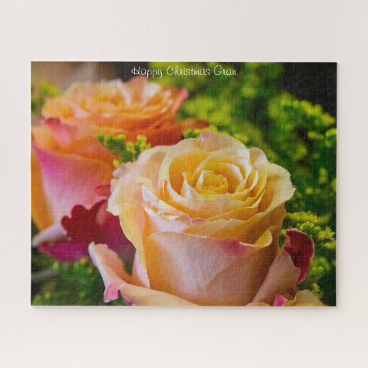 Een kerstcadeau voor mijn Gran. Jigzaag Puzzle Legpuzzel (Horizontaal)