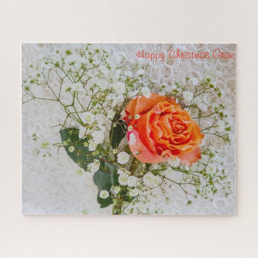 Een kerstcadeau voor mijn Gran. Jigzaag Puzzle Legpuzzel (Horizontaal)