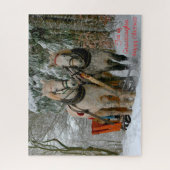 Een kerstcadeau voor mijn kleindochter Jigzaag Puz Legpuzzel (Verticaal)