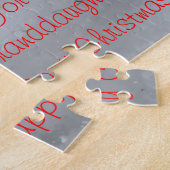 Een kerstcadeau voor mijn kleindochter legpuzzel (Zijkant)