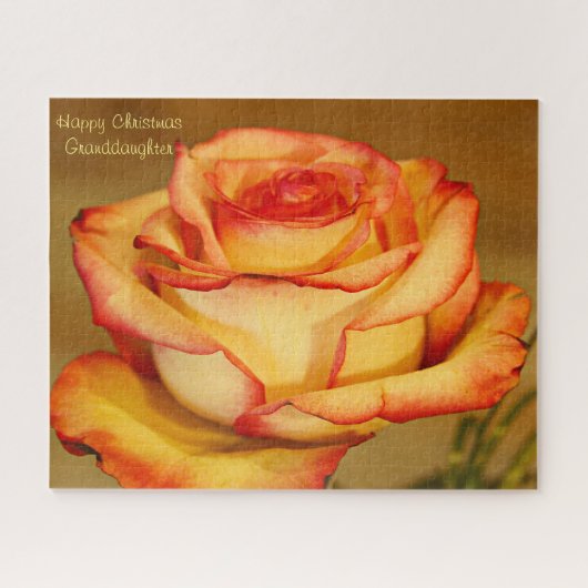 Een kerstcadeau voor mijn kleindochter. legpuzzel (Horizontaal)