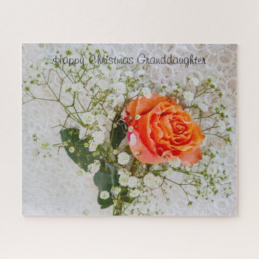 Een kerstcadeau voor mijn kleindochter. legpuzzel (Horizontaal)