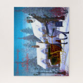 Een kerstcadeau voor mijn kleindochter. legpuzzel (Verticaal)