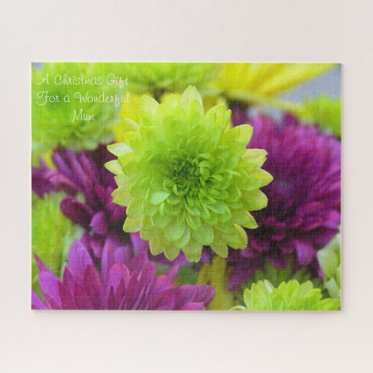 Een kerstcadeau voor mijn moeder. legpuzzel (Horizontaal)