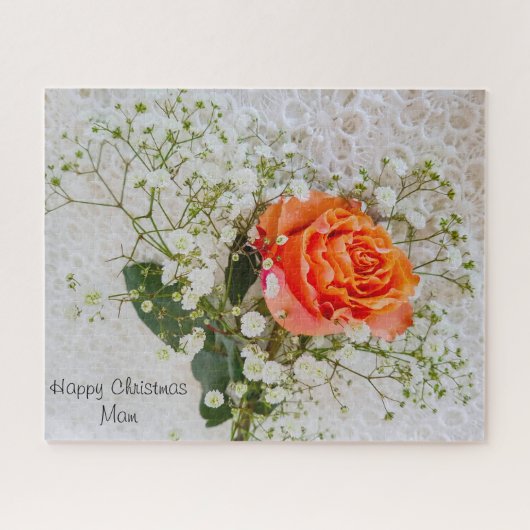 Een kerstcadeau voor mijn moeder. legpuzzel (Horizontaal)