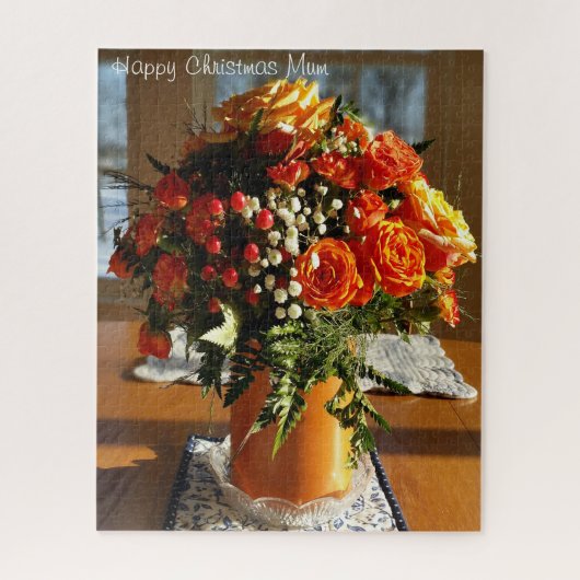 Een kerstcadeau voor mijn moeder. legpuzzel (Verticaal)