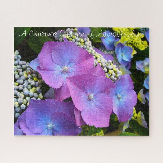 Een kerstcadeau voor mijn tante. legpuzzel (Horizontaal)