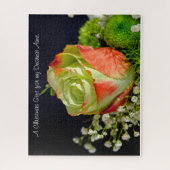 Een kerstcadeau voor mijn tante. legpuzzel (Verticaal)