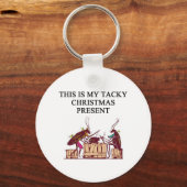 een kerstcadeauontwerp voor sms ' jes sleutelhanger (Voorkant)