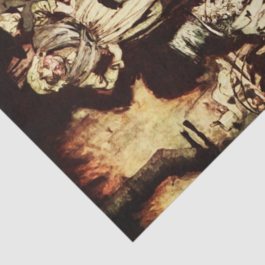 Een kerstcadeaupapier 10 tissuepapier (Detail)