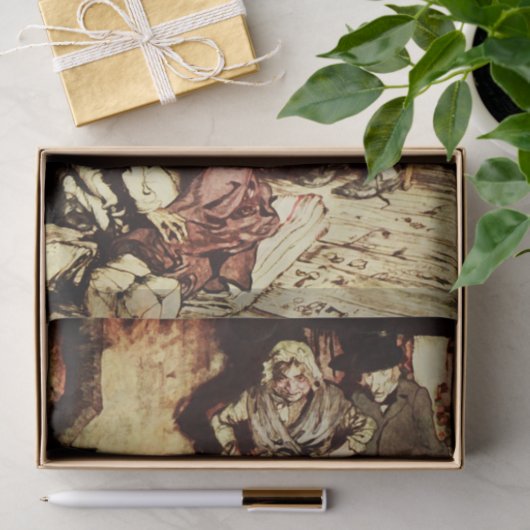 Een kerstcadeaupapier 10 tissuepapier (Geschenk)