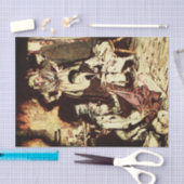 Een kerstcadeaupapier 10 tissuepapier (Craft)