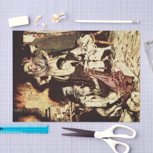 Een kerstcadeaupapier 10 tissuepapier (Craft)