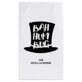 Een kerstcadeautas met cadeautjes voor kerstcadeau klein cadeauzakje (Achterkant)