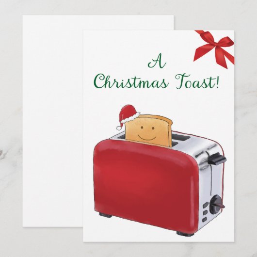 Een kerstcadeautje! feestdagenkaart (Voorkant / Achterkant)