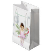 Een kerstcadeautje voor kleine feesten klein cadeauzakje (Voorkant Gekanteld)