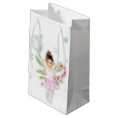 Een kerstcadeautje voor kleine feesten klein cadeauzakje (Achterkant Gekanteld)