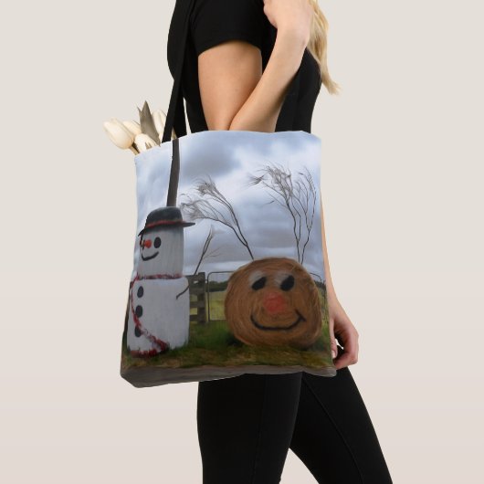 Een kerstCanvas tas uit Farmyard (Dichtbij)